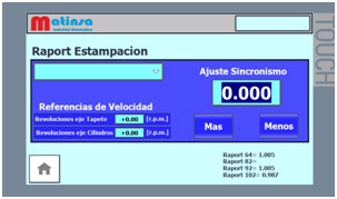 Línea de estampación